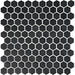 Daltile Uptown Glass 1 in. x 1 in. Hex Glass Mosaic - Matte Ebony