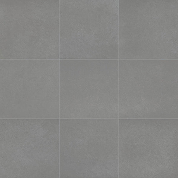 Daltile - Volume 1.0 - 6 in. x 6 in. Glazed Porcelain Tile - Thunder ...