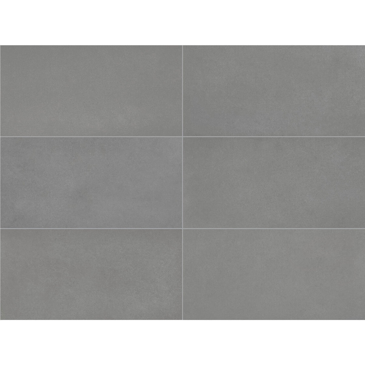 Daltile - Volume 1.0 - 12 in. x 24 in. Glazed Porcelain Tile - Thunder