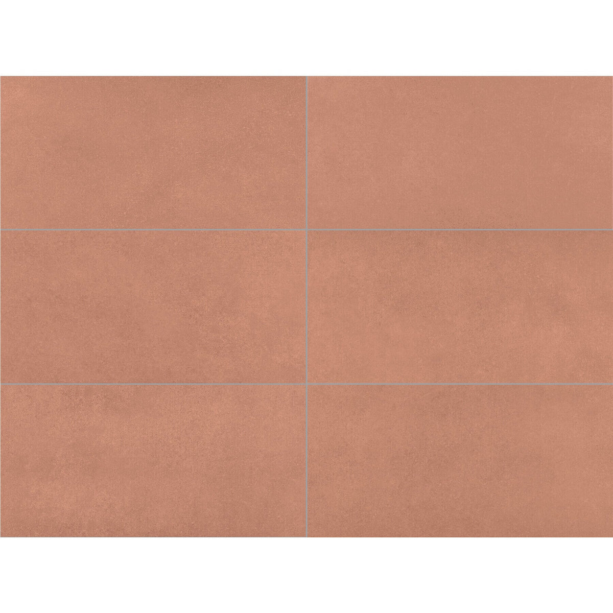 Daltile - Volume 1.0 - 12 in. x 24 in. Glazed Porcelain Tile - Clay