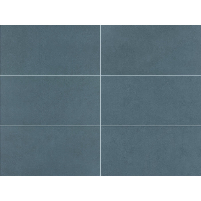 Daltile - Volume 1.0 - 12 in. x 24 in. Glazed Porcelain Tile - Naval