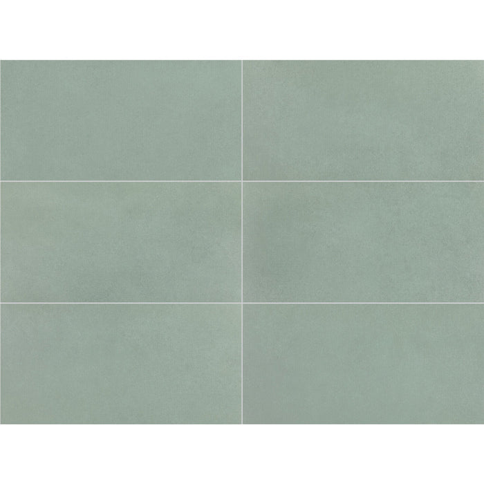 Daltile - Volume 1.0 - 12 in. x 24 in. Glazed Porcelain Tile - Willow