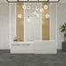 Daltile - Volume 1.0 - 12 in. x 12 in. Glazed Porcelain Tile - Intensity Pebbl Installed