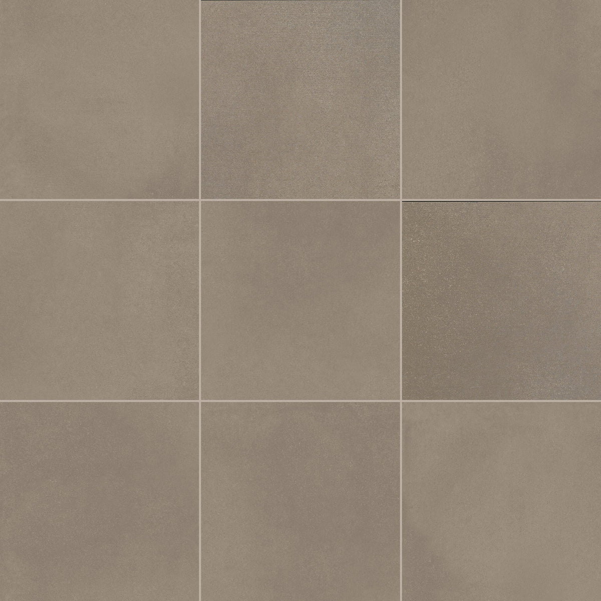 Daltile - Volume 1.0 - 6 in. x 6 in. Glazed Porcelain Tile - Accent Brown