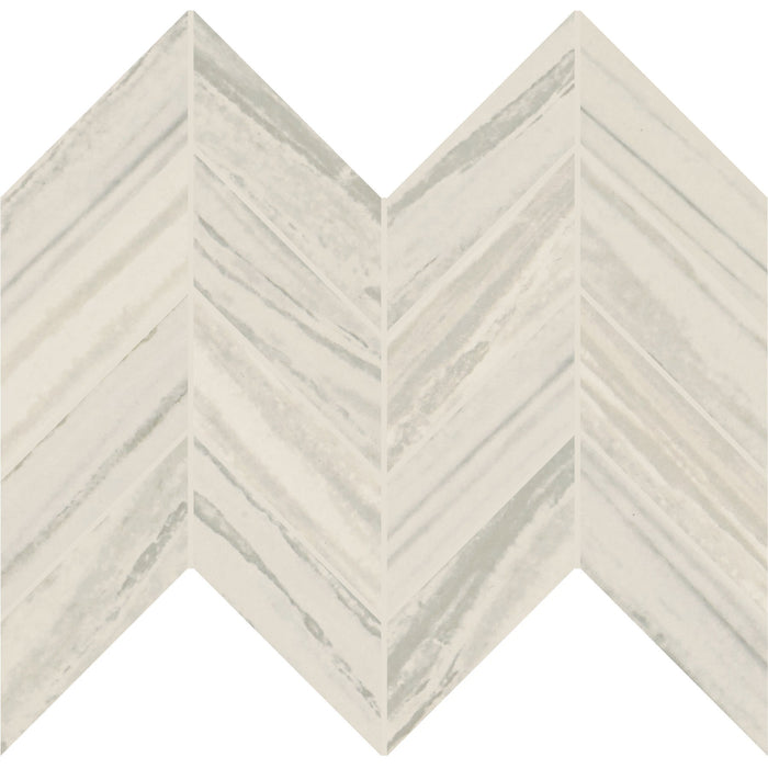 Daltile - Vertuo 2 in. x 5 in. Colorbody Porcelain Chevron Tile - Stria Maestro