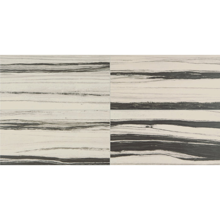 Daltile - Vertuo 12 in. x 24 in. Colorbody Porcelain Tile - Stria Bravura