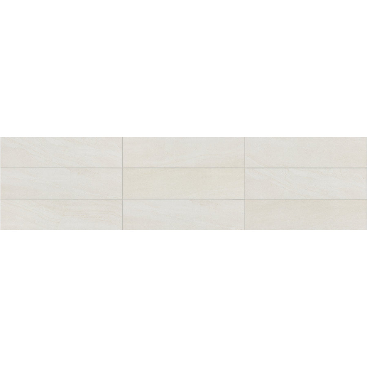 Daltile - Wanderwise - 6 in. x 24 in. - Matte Porcelain Tile - Swan Color Variations