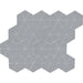 Daltile - Stagecraft - Undulated Kaleidoscope Mosaic - Matte Desert Gray X714