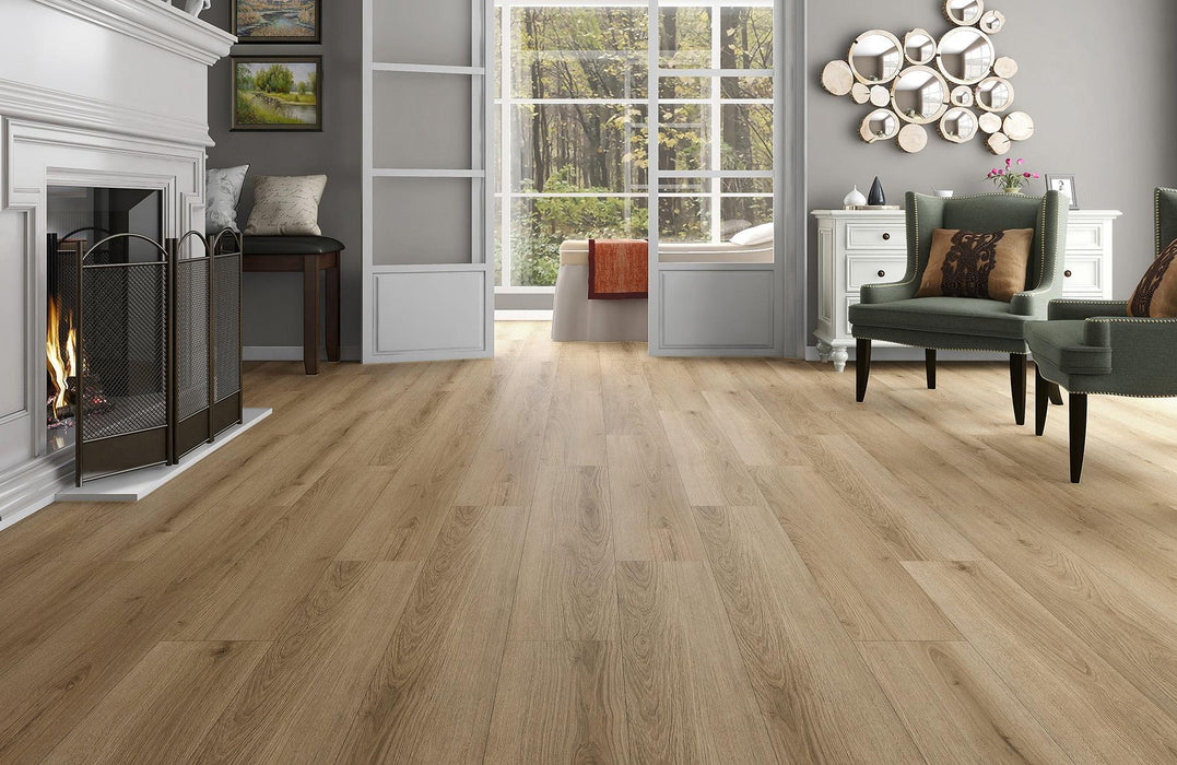 Tesoro - Glen Vista - 9 in. x 60 in. - Luxury Engineered Laminate Plank - Sunset Installed