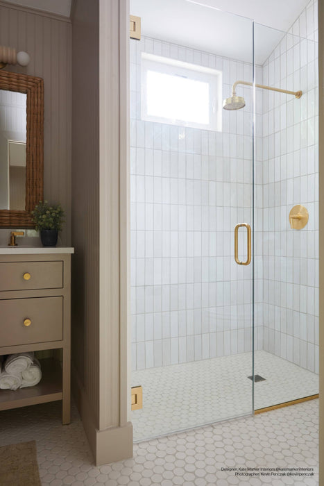 Bedrosians Tile & Stone - Makoto 2" Round Floor & Wall Mosaic - Shoji White