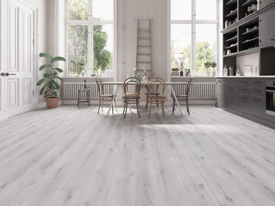Diamond Surfaces - Aquashield Plus Collection 9 in. x 60 in. Luxury Vinyl - Skyway floor installation
