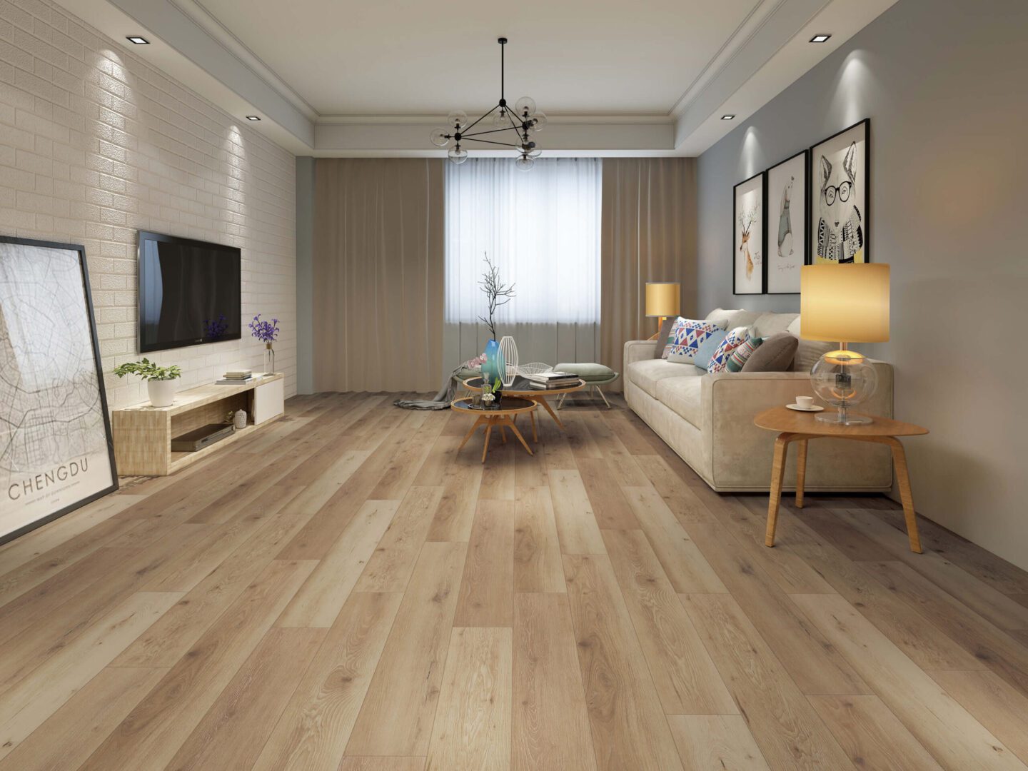 Diamond Surfaces - Aquashield HPL Collection 7 in. x 60 in. Luxury Vinyl - Big Pine Key