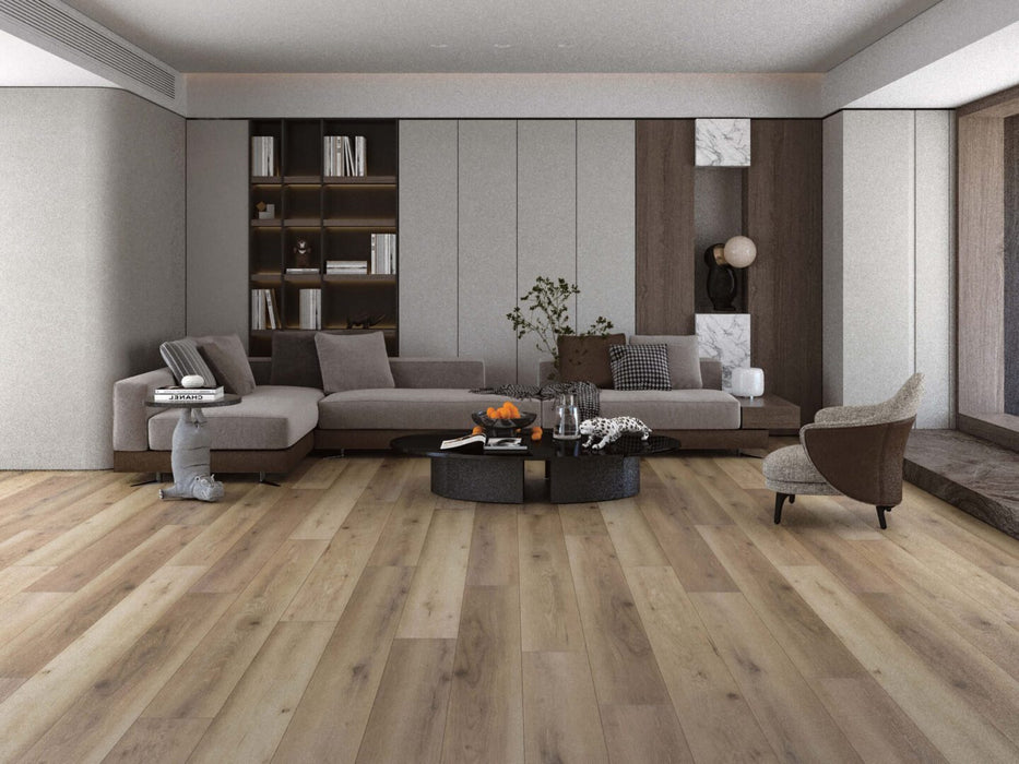 Diamond Surfaces - Aquashield HPL Collection 7 in. x 60 in. Luxury Vinyl - Cudjoe Key floor installation