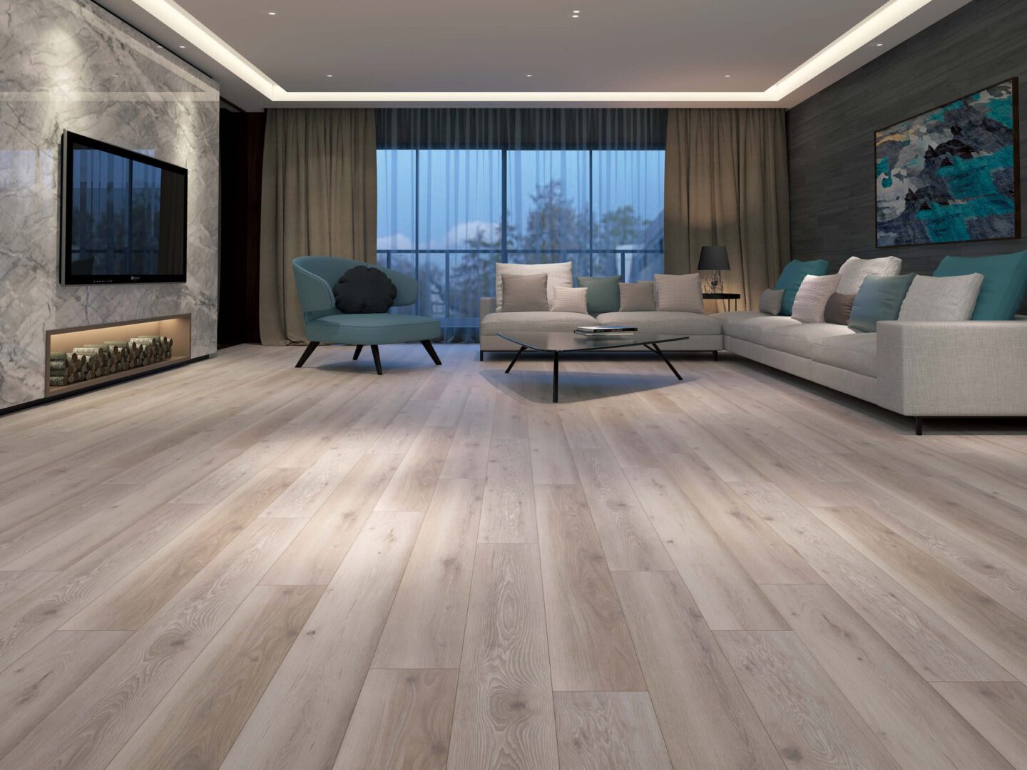 Diamond Surfaces - Aquashield HPL Collection 7 in. x 60 in. Luxury Vinyl - Key West