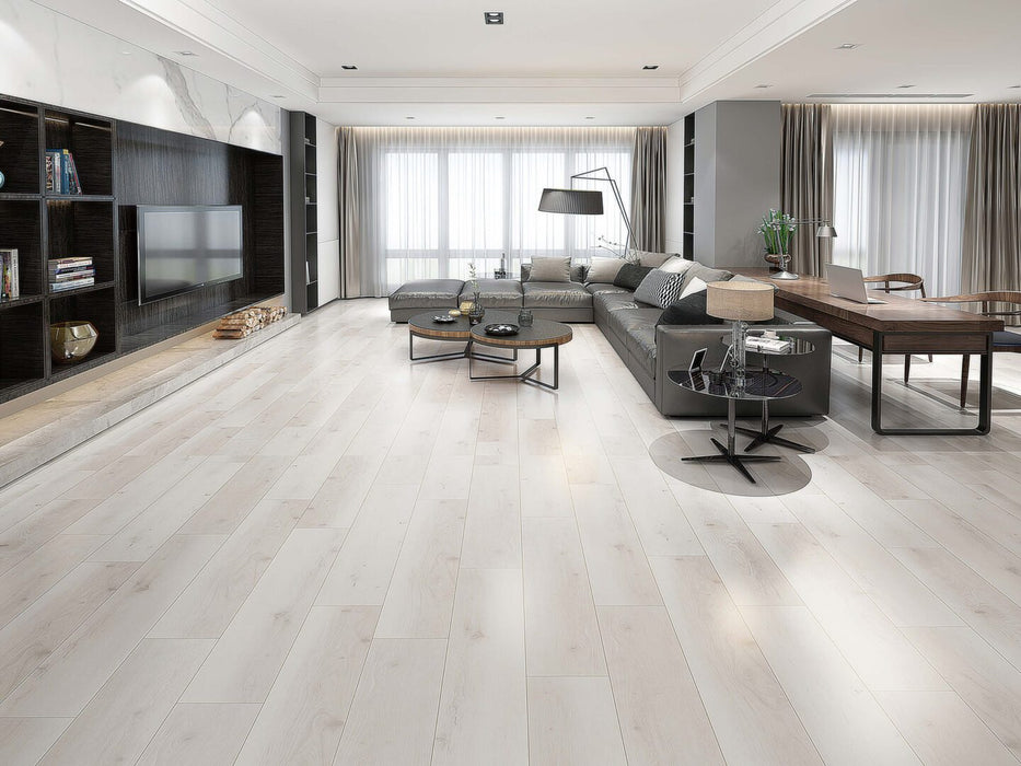 Diamond Surfaces - Aquashield HPL Collection 7 in. x 60 in. Luxury Vinyl - Sugarloaf Key floor installation