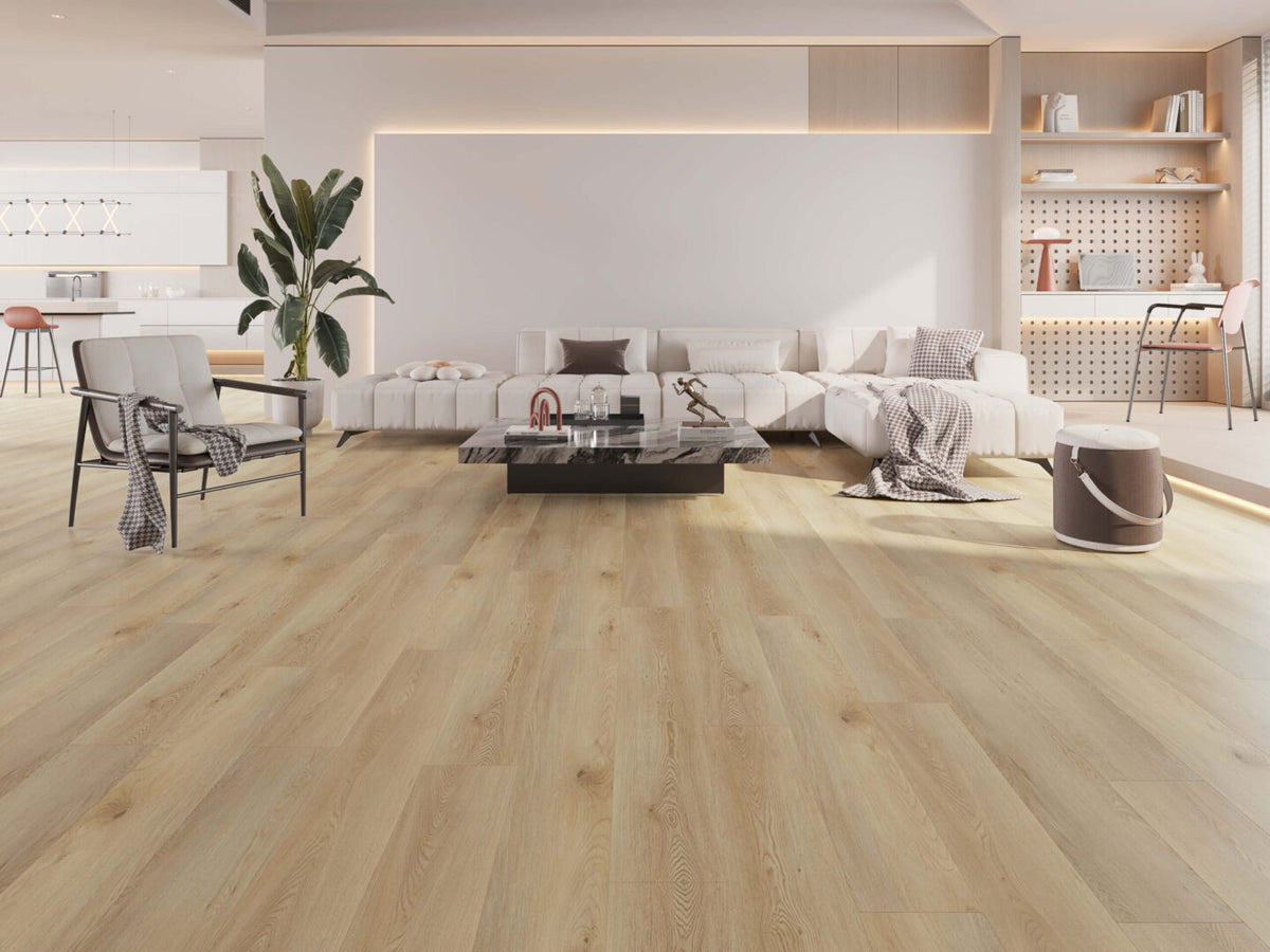 Aquashield - Aquashield XL Collection 7 in. x 60 in. Vinyl - Hanalei Bay floor installation