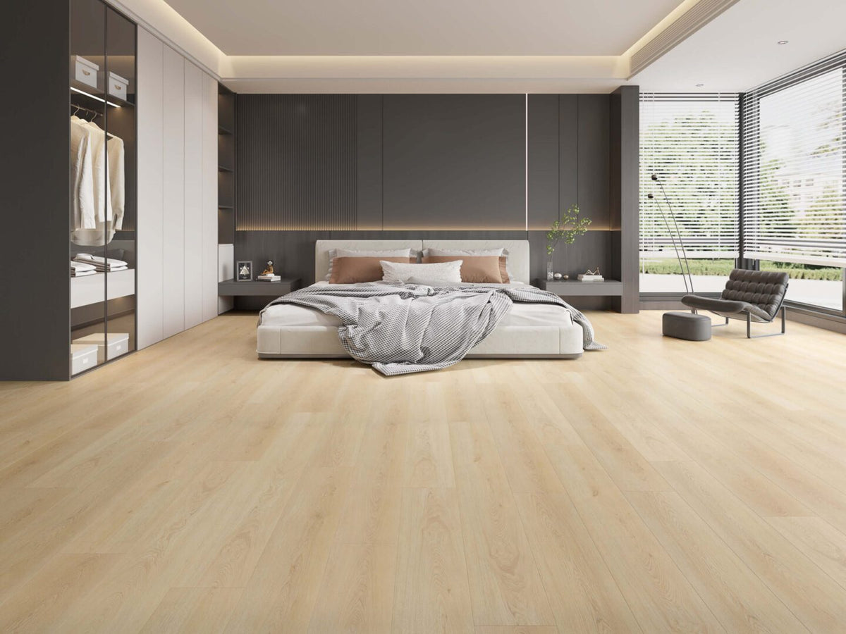 Aquashield - Aquashield XL Collection 7 in. x 60 in. Vinyl - Maya Bay floor installation
