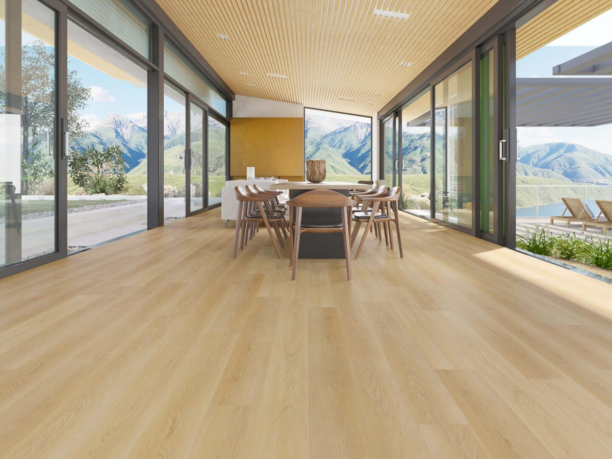 Aquashield - Aquashield XL Collection 7 in. x 60 in. Vinyl - Tulum Bay floor installation