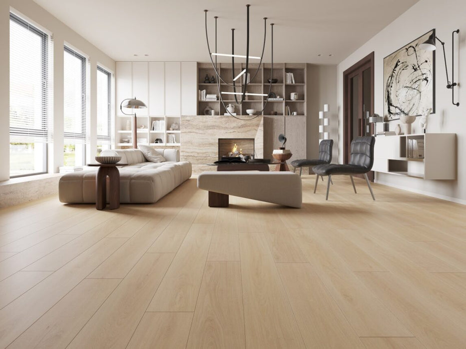 Aquashield - Aquashield Estate Collection 9 in. x 60 in. Laminate - Stetson floor installation