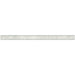 Daltile - First Snow Elegance 1/2 in. x 12 in. Pencil Rail Trim - Honed