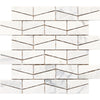 See Daltile - Stone A La Mod - Wedge Mosaic - 2