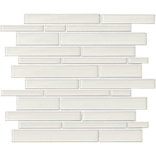Daltile Amity Linear Mosaic White