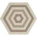 Daltile - Bee Hive 24 in. x 20 in. Porcelain Tile - Warm Target