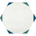 Daltile - Bee Hive Medley 8.5 in. x 10 in. Deco Porcelain Tile - Sun Green Blue