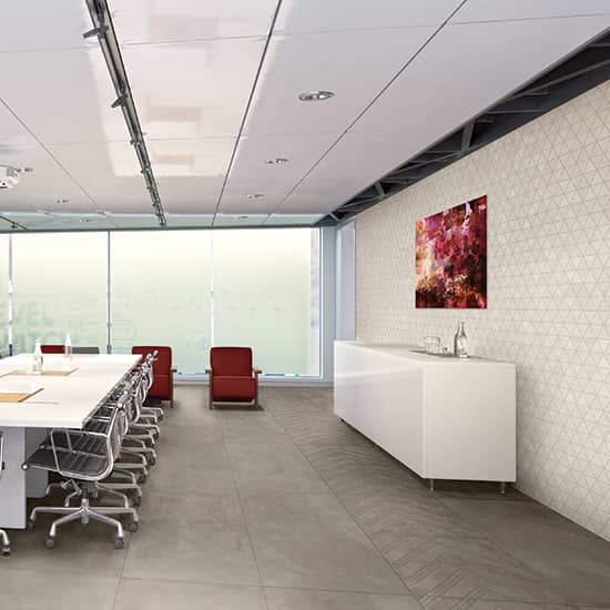 Daltile Chord 24 in. x 48 in. Porcelain Floor Tile - Forte Grey