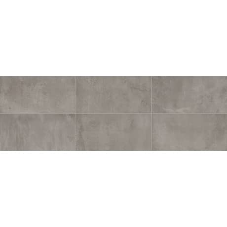 Daltile Chord 24 in. x 48 in. Porcelain Floor Tile - Forte Grey