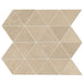 Daltile Chord 3 in. Triangle Porcelain Mosaic - Allegro Beige