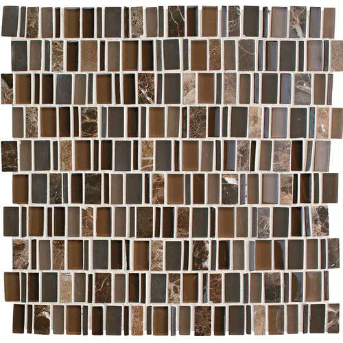 Daltile Clio Glass and Stone Mosaic Eos