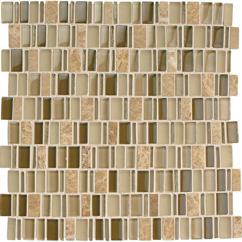 Daltile Clio Glass and Stone Mosaic Selene