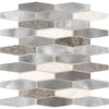 See Daltile Infinite Mirage 1 in. x 4 in. Hexagon Mosaic - Eternal Dream