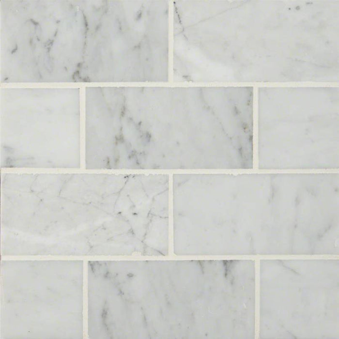 Daltile - Carrara White 3 in. x 6 in. - Polished