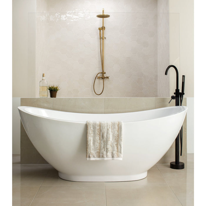 Daltile - Mesmerist™ - 4 in. Glazed Hexagon Ceramic Wall Tile - Spirit Room Scene