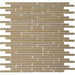 Daltile - Opulence Frosted Gloss Iridescent Mosaic - Sandstone OP10