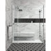 Daltile - Perpetuo - 12 in. x 24 in. Glazed Ceramic Wall Tile - Brilliant White Room Scene
