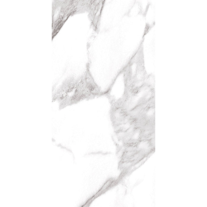 Daltile - Perpetuo - 12 in. x 24 in. Glazed Porcelain Floor Tile - Brilliant White Matte 2