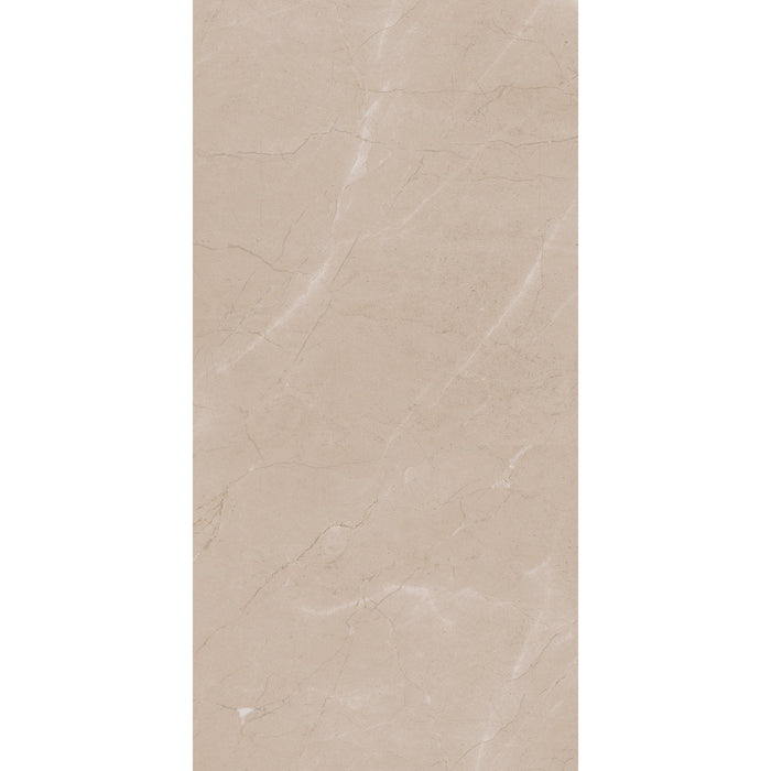 Daltile - Perpetuo - 12 in. x 24 in. Glazed Porcelain Floor Tile - Elegant Beige Matte