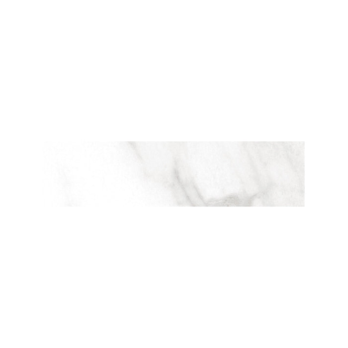 Daltile - Perpetuo - 3 in. x 24 in. Glazed Porcelain Bullnose Floor Tile - Brilliant White