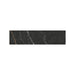 Daltile - Perpetuo - 3 in. x 24 in. Glazed Porcelain Bullnose Floor Tile - Infinite Black