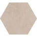 Daltile - Perpetuo - 8 in. Hexagon Glazed Porcelain Floor Tile - Elegant Beige Matte 4