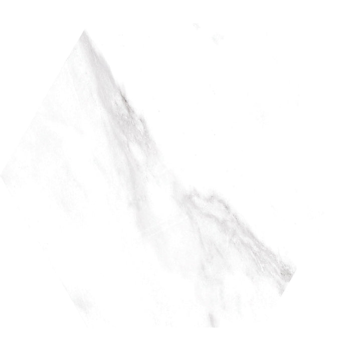 Daltile - Perpetuo - 8 in. Hexagon Glazed Porcelain Floor Tile - Brilliant White Matte 2