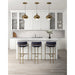 Daltile - Perpetuo - 1 1/2 in. Glazed Ceramic Hexagon Mosaic - Timeless White Room Scene