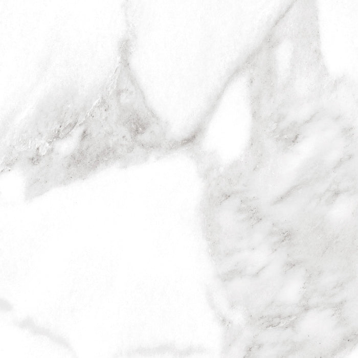 Daltile - Perpetuo - 12 in. x 12 in. Glazed Porcelain Floor Tile - Brilliant White Polished 2