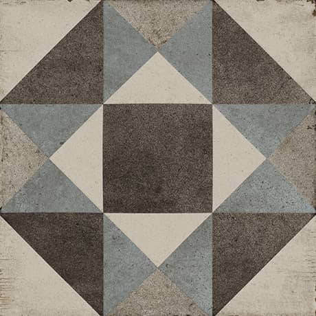 Daltile Quartetto - 8 in. x 8 in. Glazed Porcelain Tile - Cool Figura