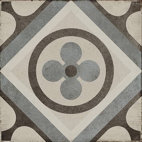 Daltile Quartetto - 8 in. x 8 in. Glazed Porcelain Tile - Cool Petalo