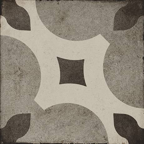 Daltile Quartetto - 8 in. x 8 in. Glazed Porcelain Tile - Cool Piccolo Fiore