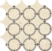 Daltile - Raine Linked Ring Marble Mosaic - DA39 Cumulus Grey